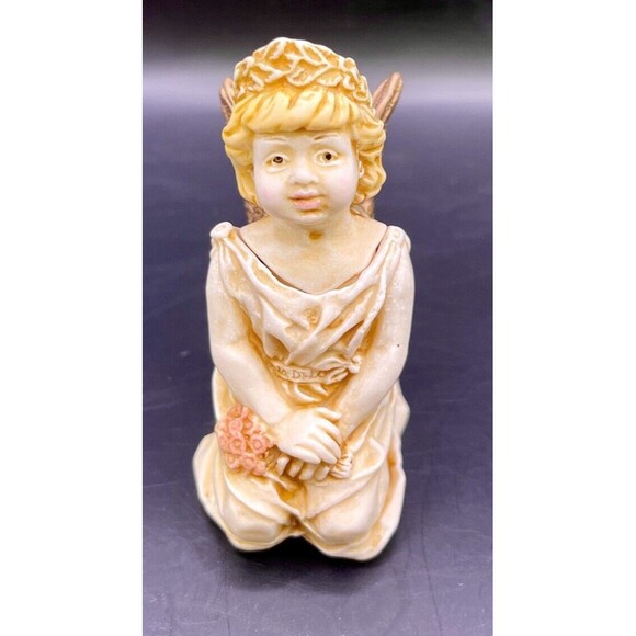 ADORABLE VINTAGE RESIN ELEPHANT TRINKET BOX - Picture 2 of 8